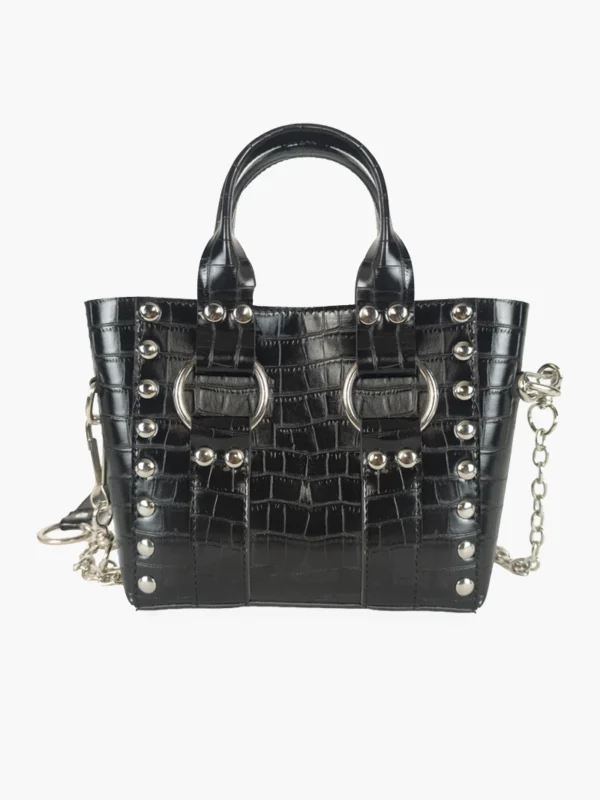 Bolso Croc Noir