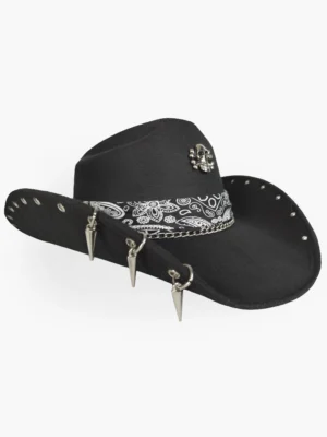 Sombrero vaquero calavera