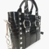 Bolso Croc Noir vista lateral