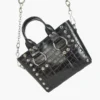 Bolso Croc Noir vista colgando