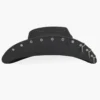 Sombrero vaquero calavera vista lateral